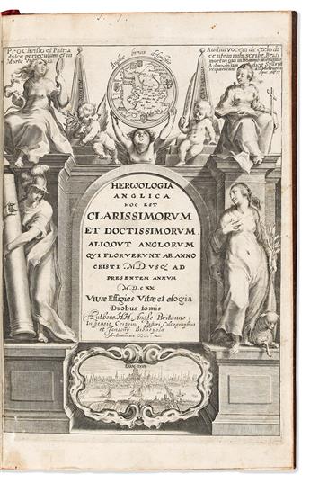 Holland, Henry (1583-c. 1649) Herwologica Anglica Hoc Est Clarissimorum et Doctissimorum, aliquot Anglorum qui Floruerunt ab Anno Crist